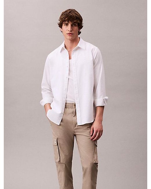 Calvin Klein Multicolor Jeans Skinny Ripstop Cargo Pants for men