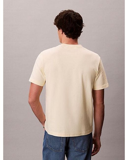 Calvin Klein Blue T-Shirt Pear Sorbet for men
