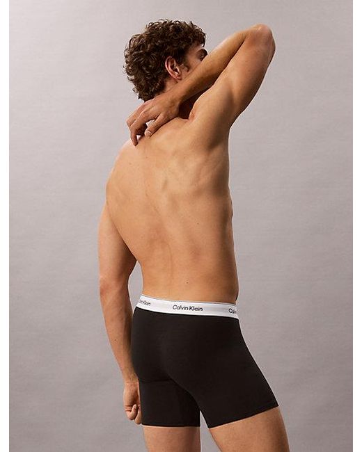 Calvin Klein White 3 Pack Boxer Briefs for men