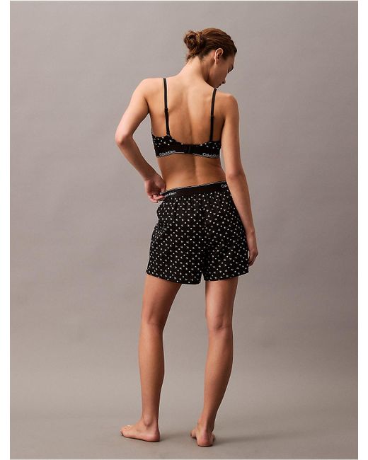 Calvin Klein Black Icon Cotton Modal V-Day Boxer