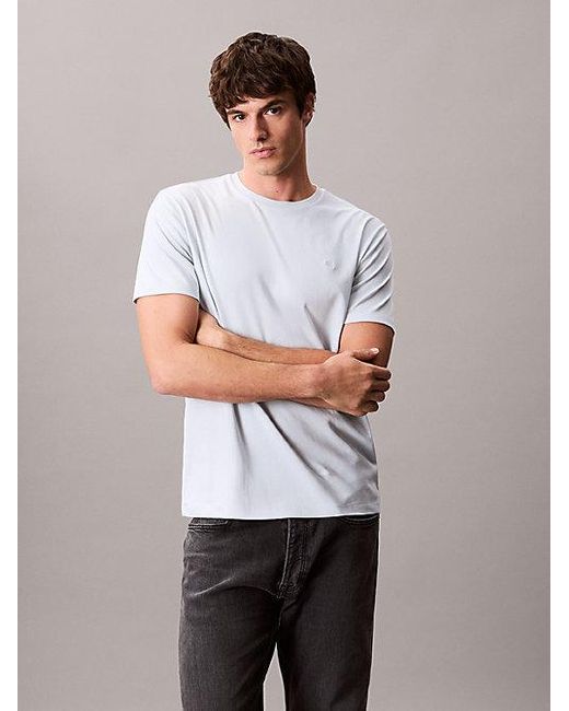 Calvin Klein T-Shirt Aus Pima-Baumwolle in White für Herren