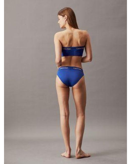 Calvin Klein Bandeau Bikinitop - Ck96 in het Blue