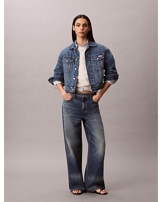 Calvin Klein Natural Jeans Cotton Terry Monogram Sweatshirt