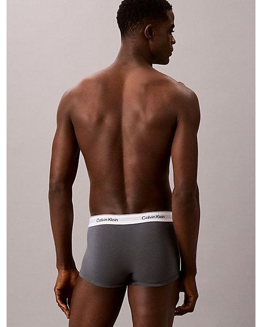 Calvin Klein Blue 3 Pack Low Rise Trunks for men