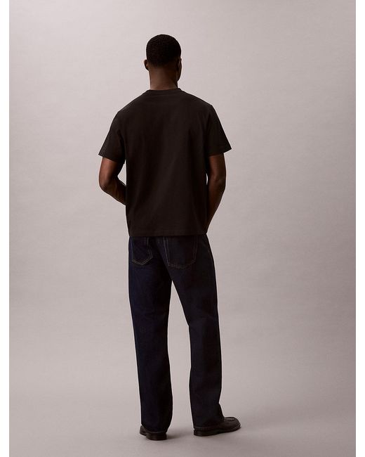 Calvin Klein Black Relaxed Logo T-Shirt for men
