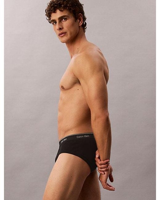 Calvin Klein 5-Pack Slips in het Black voor heren