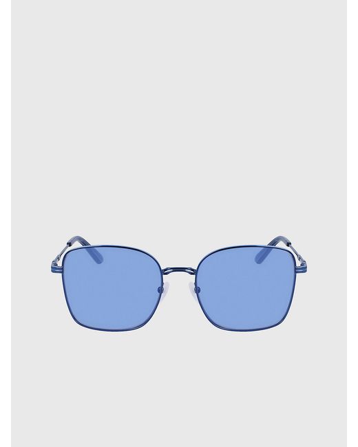 Calvin Klein Blue Rectangle Sunglasses Ck23100S