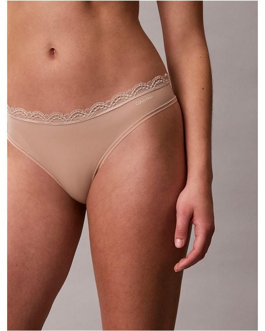 Calvin Klein Brown Low Rise Thong