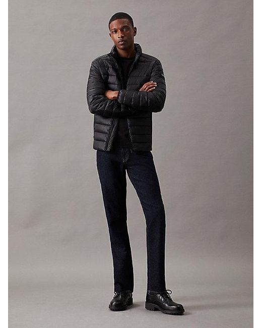 Calvin Klein Blue Lightweight Puffer Jacket for men