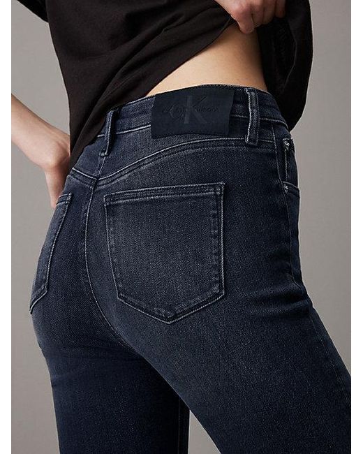 Calvin Klein Blue Jeans High Rise Skinny Jeans