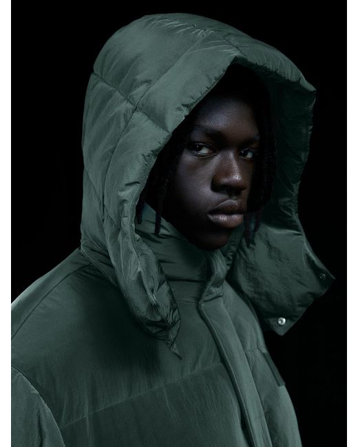Calvin Klein Black Unisex Padded Puffer Coat