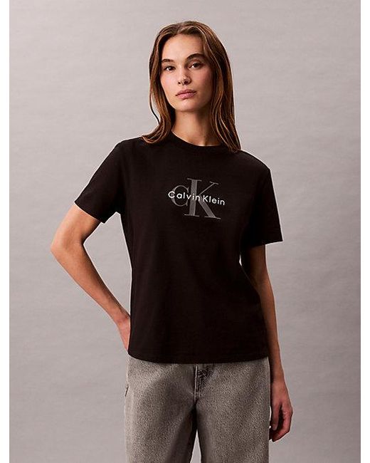 Calvin Klein Brown Jeans Monogram T-Shirt