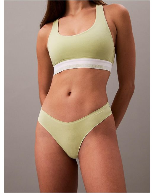 Calvin Klein Brown Icon Modal Mesh Unlined Bralette
