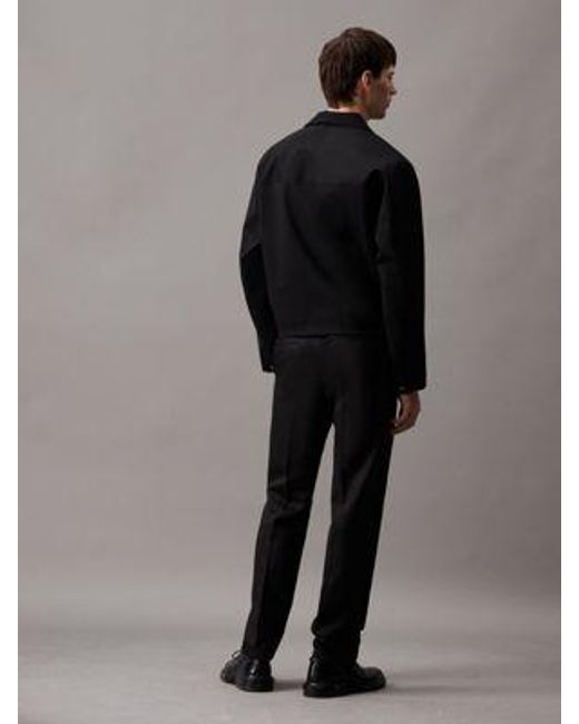 Chaqueta blusón técnica térmica Calvin Klein de hombre de color Gray