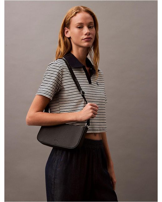 Calvin Klein Gray Calvin Klein All Day Shoulder Pouch