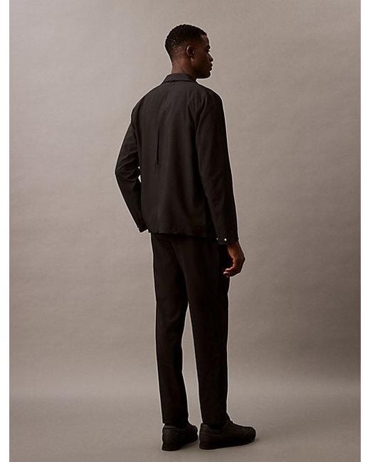 Calvin Klein Black Sport Anti Wrinkle Travel Gym Trousers for men