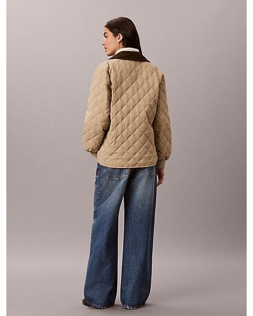 Calvin Klein Natural Jeans Quilted Liner Jacket