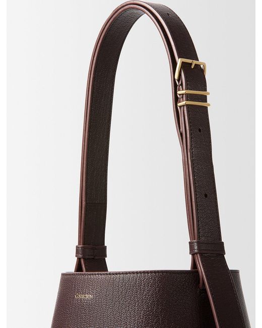 Calvin Klein White Orbita Bucket Bag