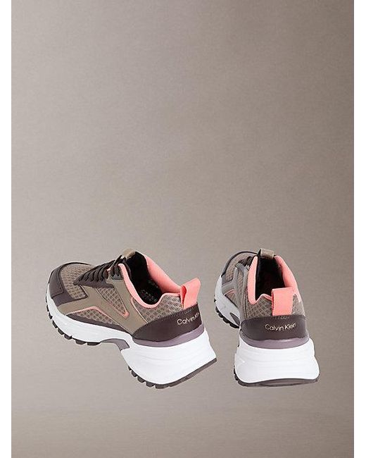 Calvin Klein Multicolor Trailblazer — Mesh Mix Runner Trainers