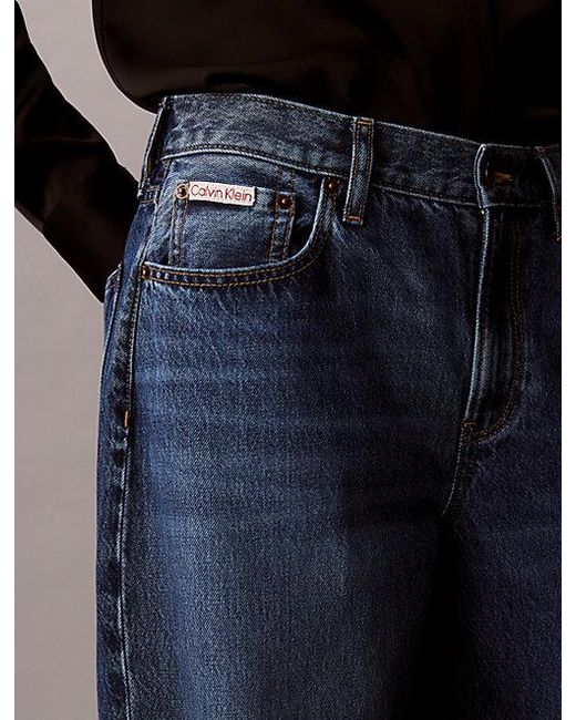 Calvin Klein Blue Jeans Relaxed Barrel Jeans