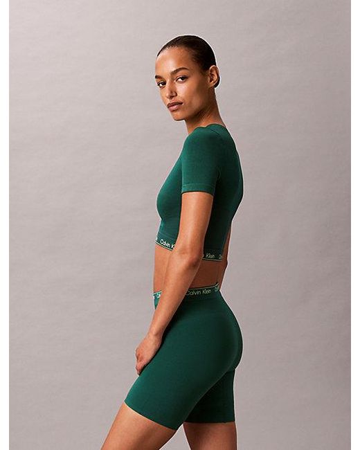 Calvin Klein Green Shapewear Shorts Icon