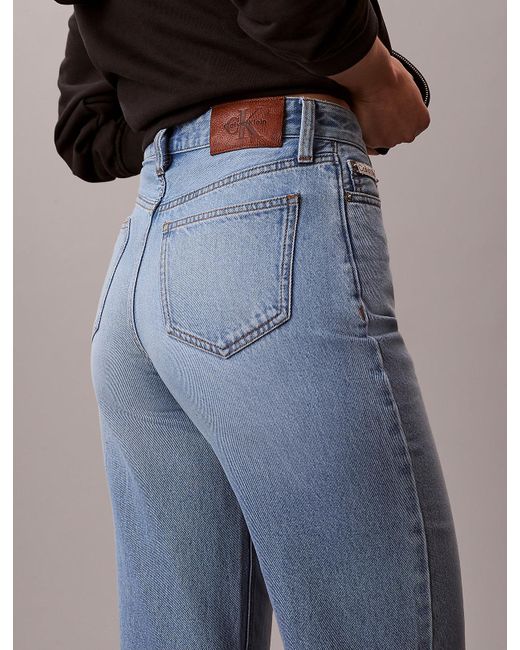Calvin Klein Blue Barrel Fit Jeans