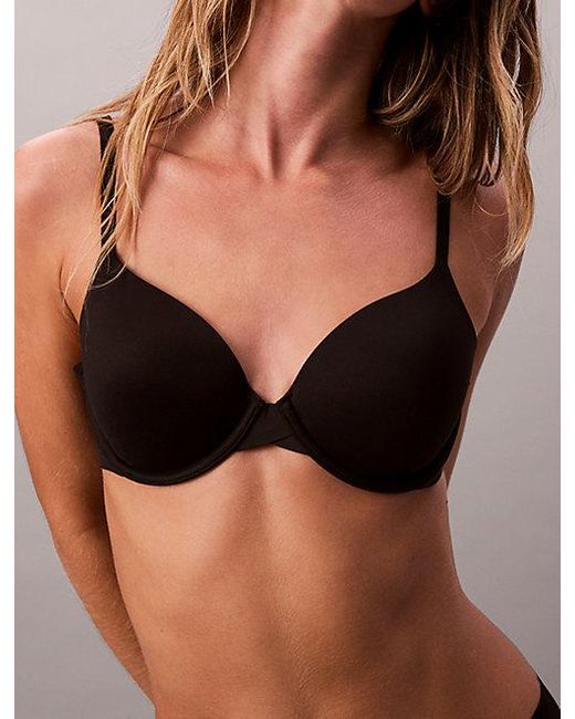 Calvin Klein Licht Gevoerde Volledige Bh in het Black