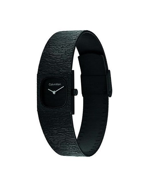 Calvin Klein Black Sophisticated Square Bracelet Watch