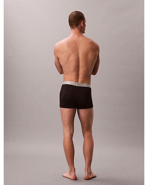 Calvin Klein Gray 3 Pack Trunks for men