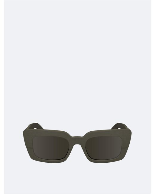 Calvin Klein Gray Naturals Modern Butterfly Sunglasses