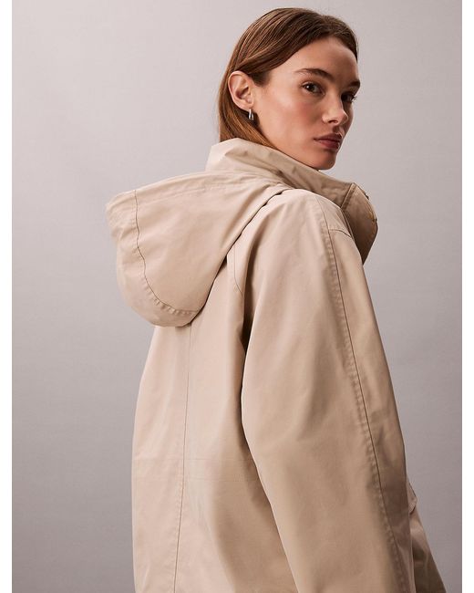Calvin Klein Brown Lightweight Tech Jacket