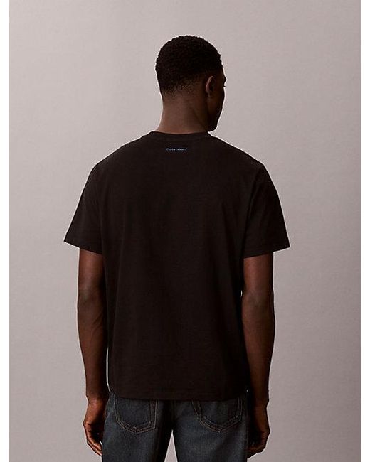 Calvin Klein Black Jeans Relaxed Logo T-Shirt for men