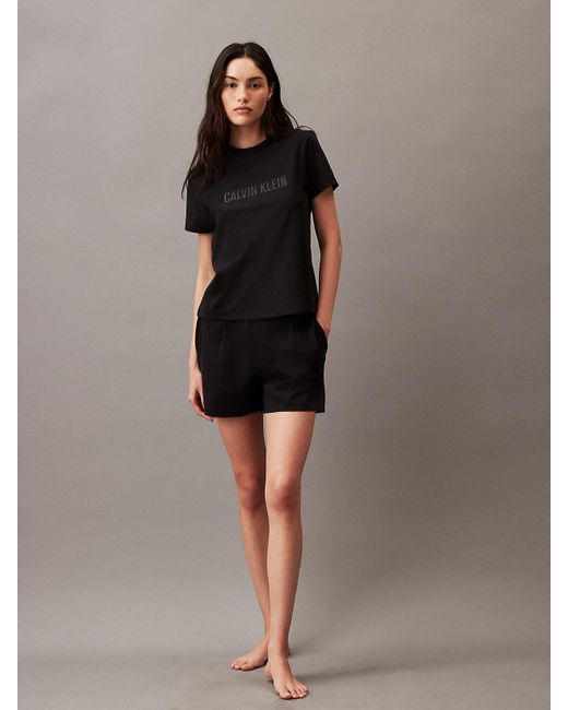 Calvin Klein Black Shorts Pyjama Set - Intense Power