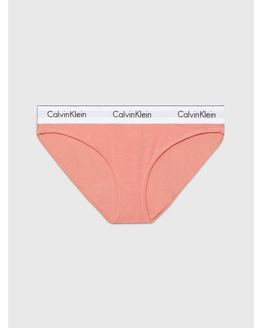 Calvin Klein Pink Bikini Briefs - Modern Cotton