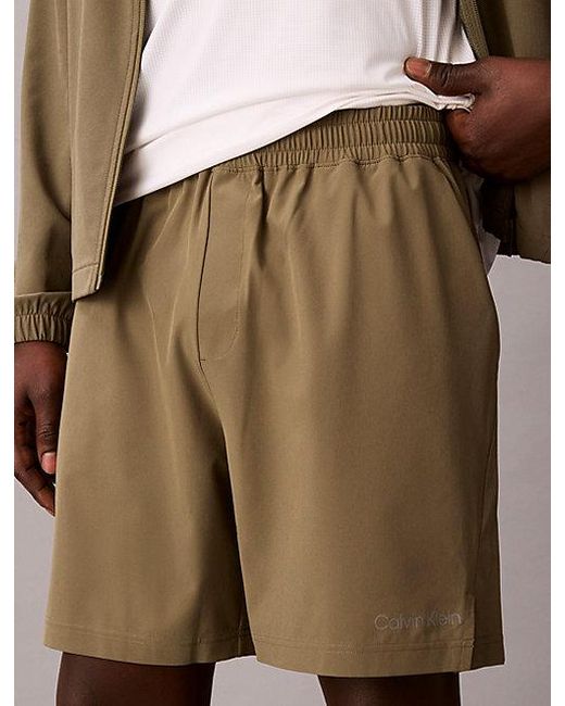 Calvin Klein Natural Sport Water Repellent Performance Gym Shorts for men