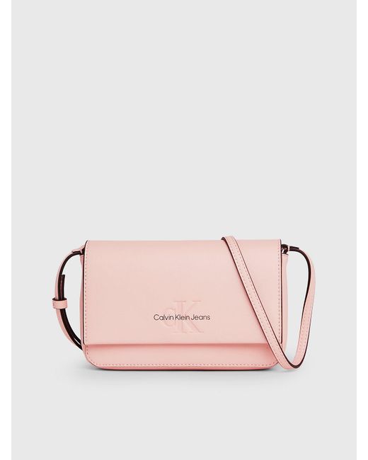 Calvin Klein Pink Crossbody Wallet Phone Bag