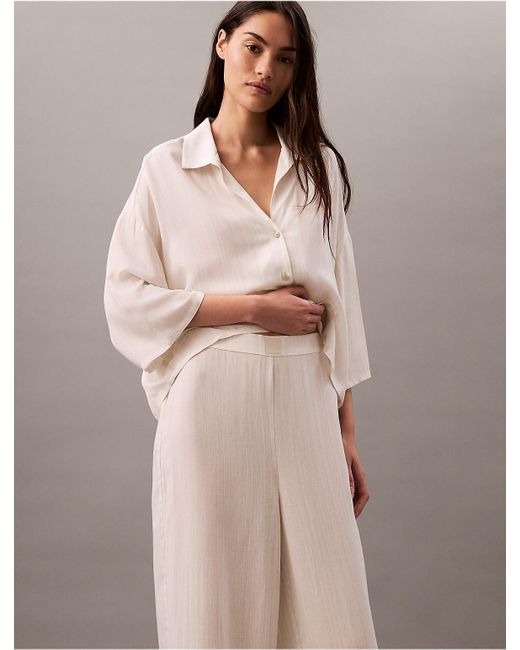 Calvin Klein Multicolor Soft Viscose Pyjama Pants
