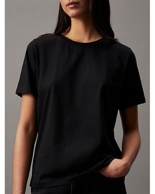 Calvin Klein Black Soft Cotton T-Shirt