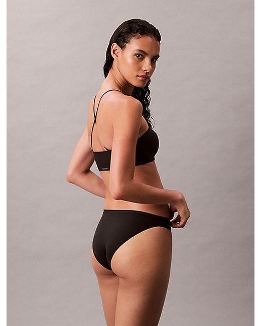 Calvin Klein Strapless Bandeau-Bh in het Black