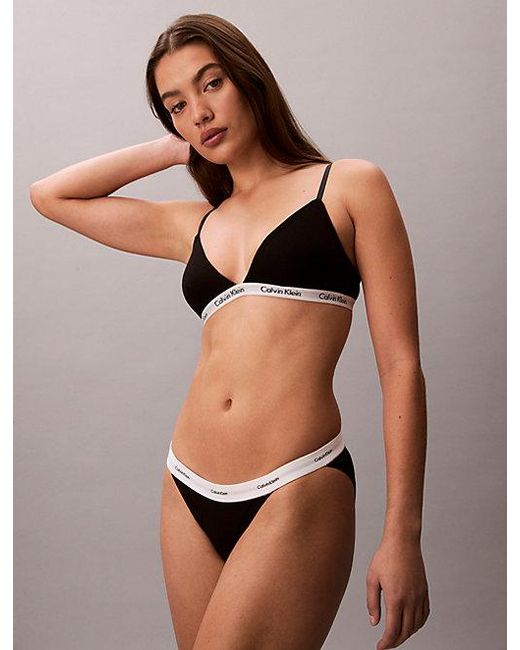 Calvin Klein 3-Pack Bikinislips in het Gray
