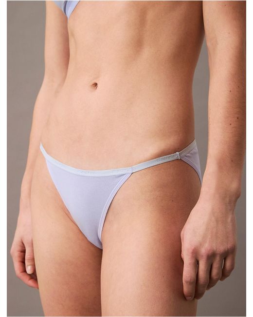 Calvin Klein Multicolor Ideal Cotton String Bikini