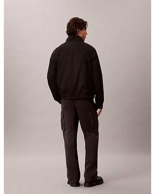 Calvin Klein Multicolor Jeans Relaxed Cotton Twill Cargo Trousers for men