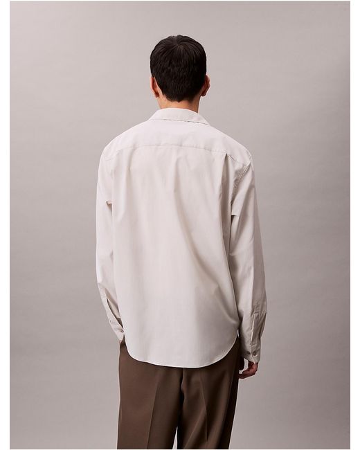 Calvin Klein Natural Tech Poplin Button-Down Shirt for men