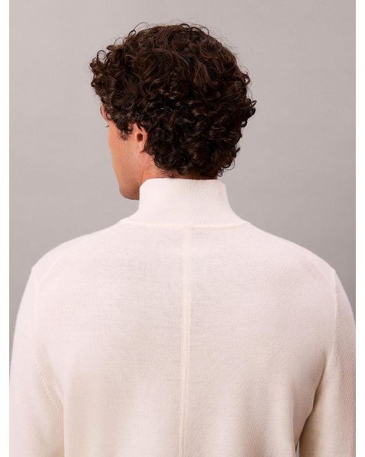 Maglione Con Collo A Lupetto di Calvin Klein in Pink da Uomo