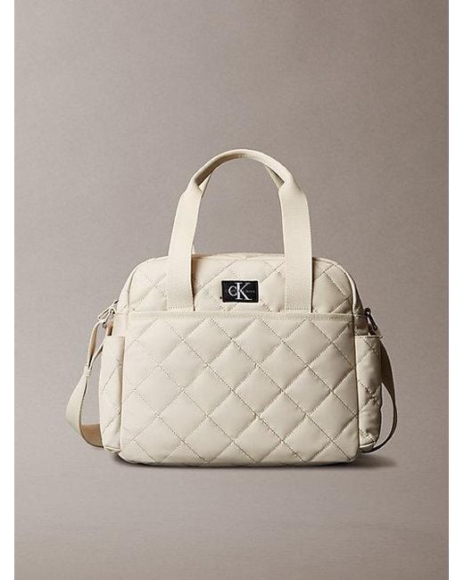Calvin Klein Natural Jeans Quilted Diaper Bag