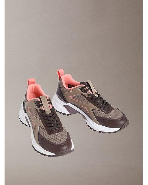 Calvin Klein Multicolor Trailblazer — Mesh Mix Runner Trainers