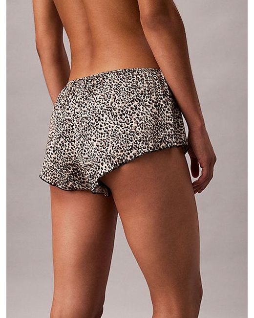 Calvin Klein Multicolor Boy Shorts Signature Satin