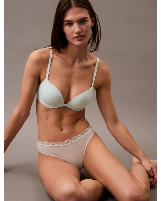 Reggiseno Con Scollo Profondo Push Up di Calvin Klein in Multicolor