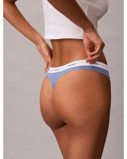 Calvin Klein White Thong