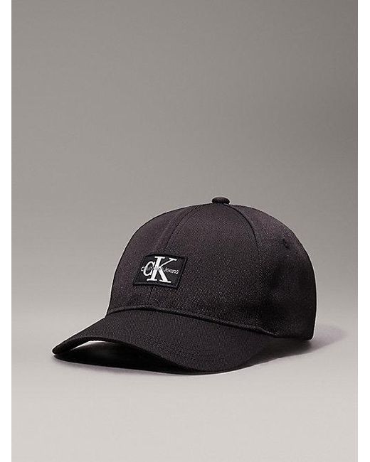 Gorra de sarga Calvin Klein de color Black